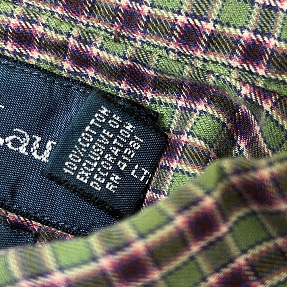 Polo Ralph Lauren Shirt Medium M Long Sleeve Classic Fit Plaid - Picture 6 of 12